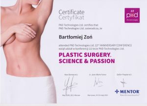 szkolenia powiększania piersi implantami dr Zoń